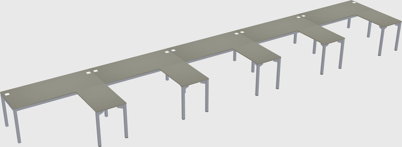 L-shaped desk