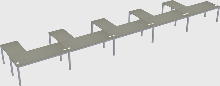 L-shaped desk