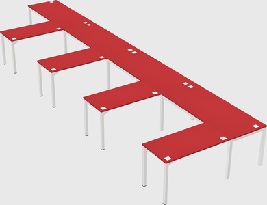 L-shaped desk