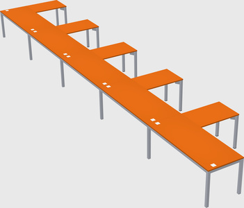 L-shaped desk