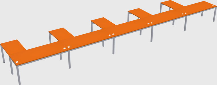 L-shaped desk