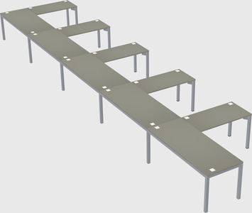 L-shaped desk