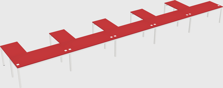 L-shaped desk