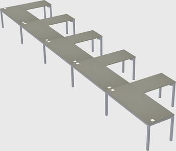 L-shaped desk