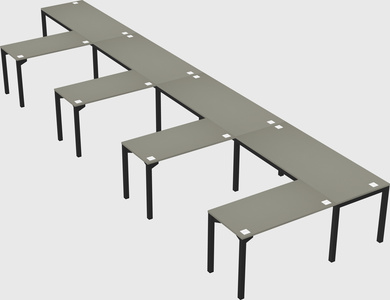 L-shaped desk