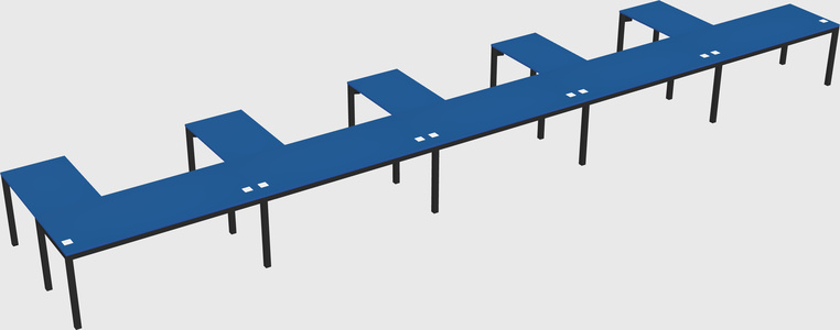 L-shaped desk