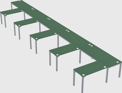 L-shaped desk