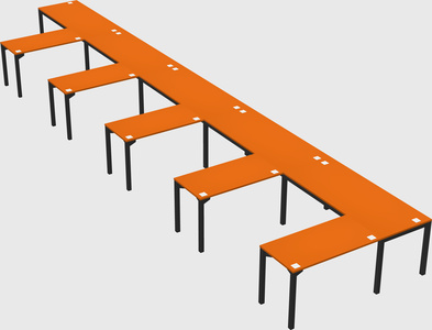 L-shaped desk