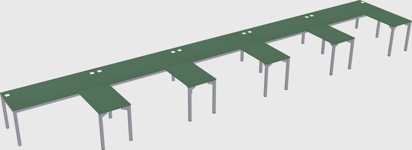 L-shaped desk