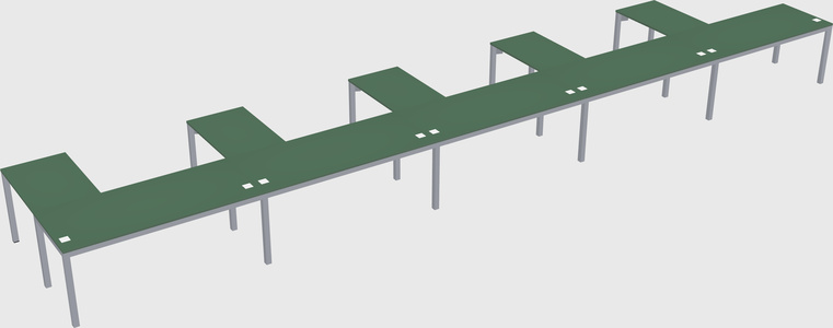 L-shaped desk