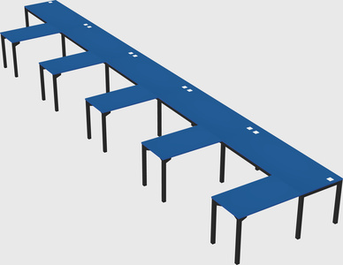 L-shaped desk