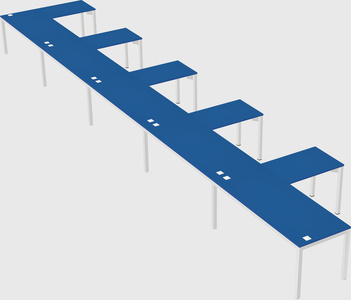 L-shaped desk
