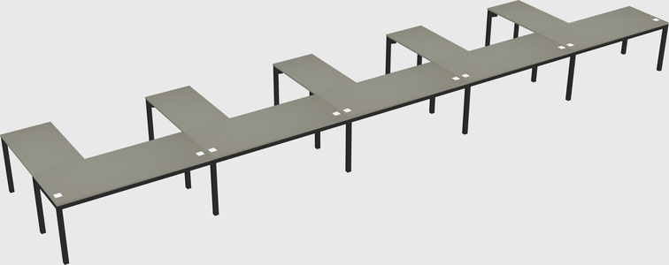 L-shaped desk