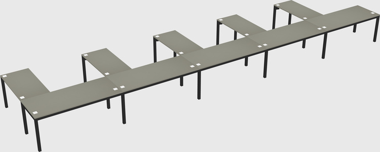 L-shaped desk