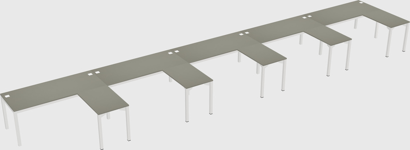 L-shaped desk