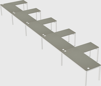 L-shaped desk
