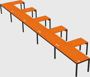 L-shaped desk