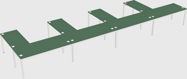 L-shaped desk