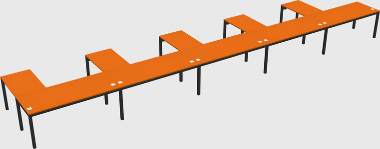 L-shaped desk