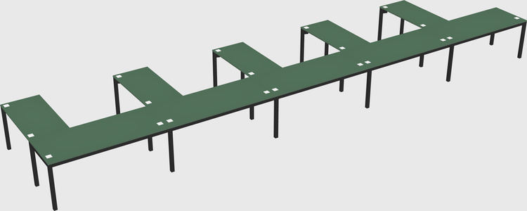 L-shaped desk