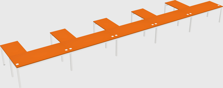 L-shaped desk