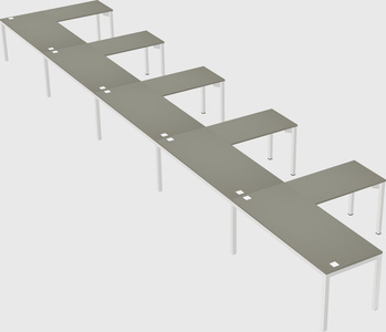 L-shaped desk