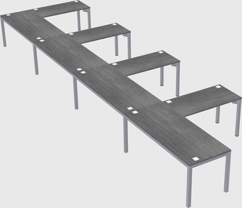 L-shaped desk