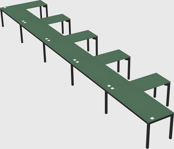 L-shaped desk