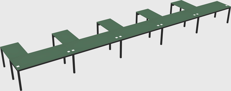 L-shaped desk