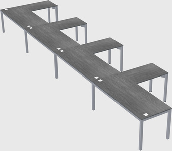 L-shaped desk