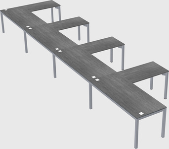 L-shaped desk
