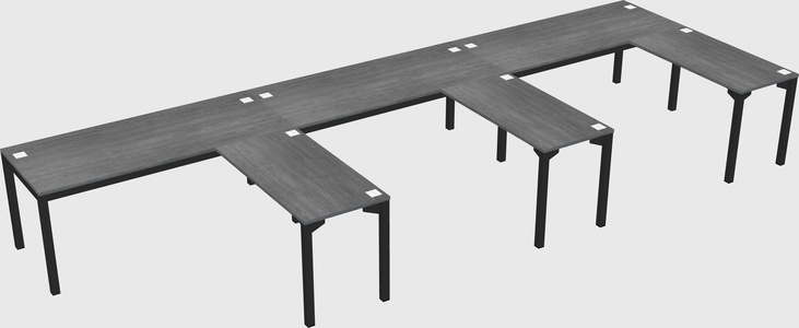 L-shaped desk