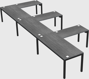 L-shaped desk