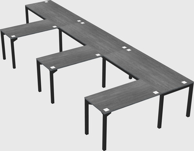 L-shaped desk