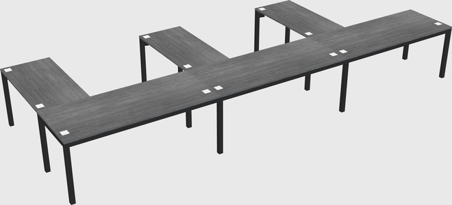 L-shaped desk