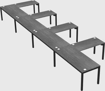 L-shaped desk
