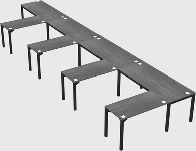 L-shaped desk