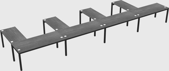 L-shaped desk