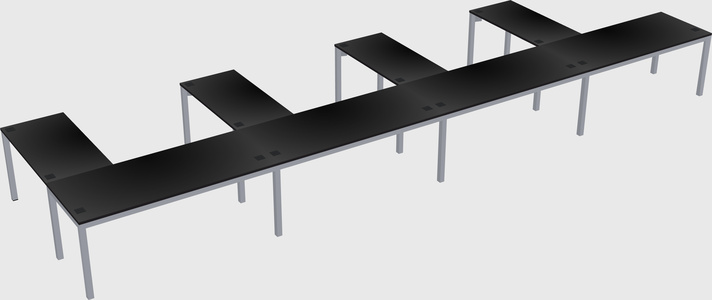 L-shaped desk