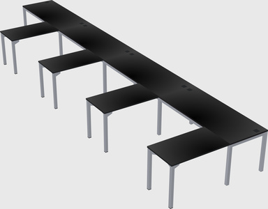 L-shaped desk