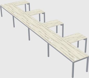 L-shaped desk