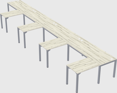 L-shaped desk
