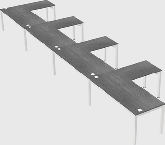 L-shaped desk