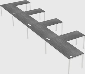 L-shaped desk