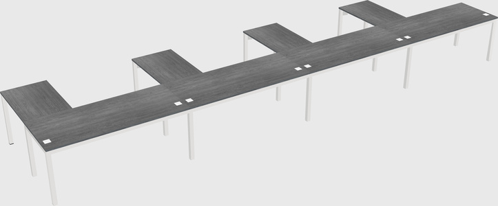 L-shaped desk