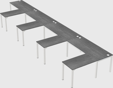 L-shaped desk