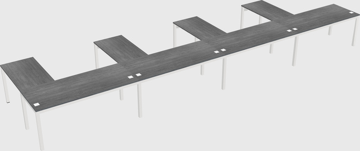 L-shaped desk
