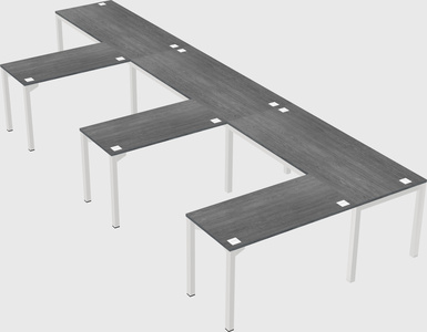 L-shaped desk