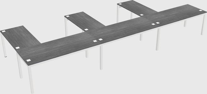 L-shaped desk