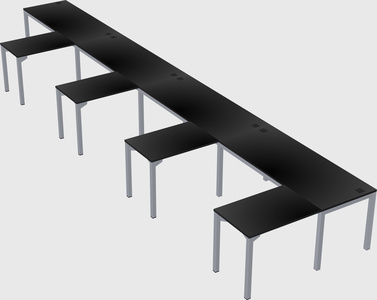 L-shaped desk